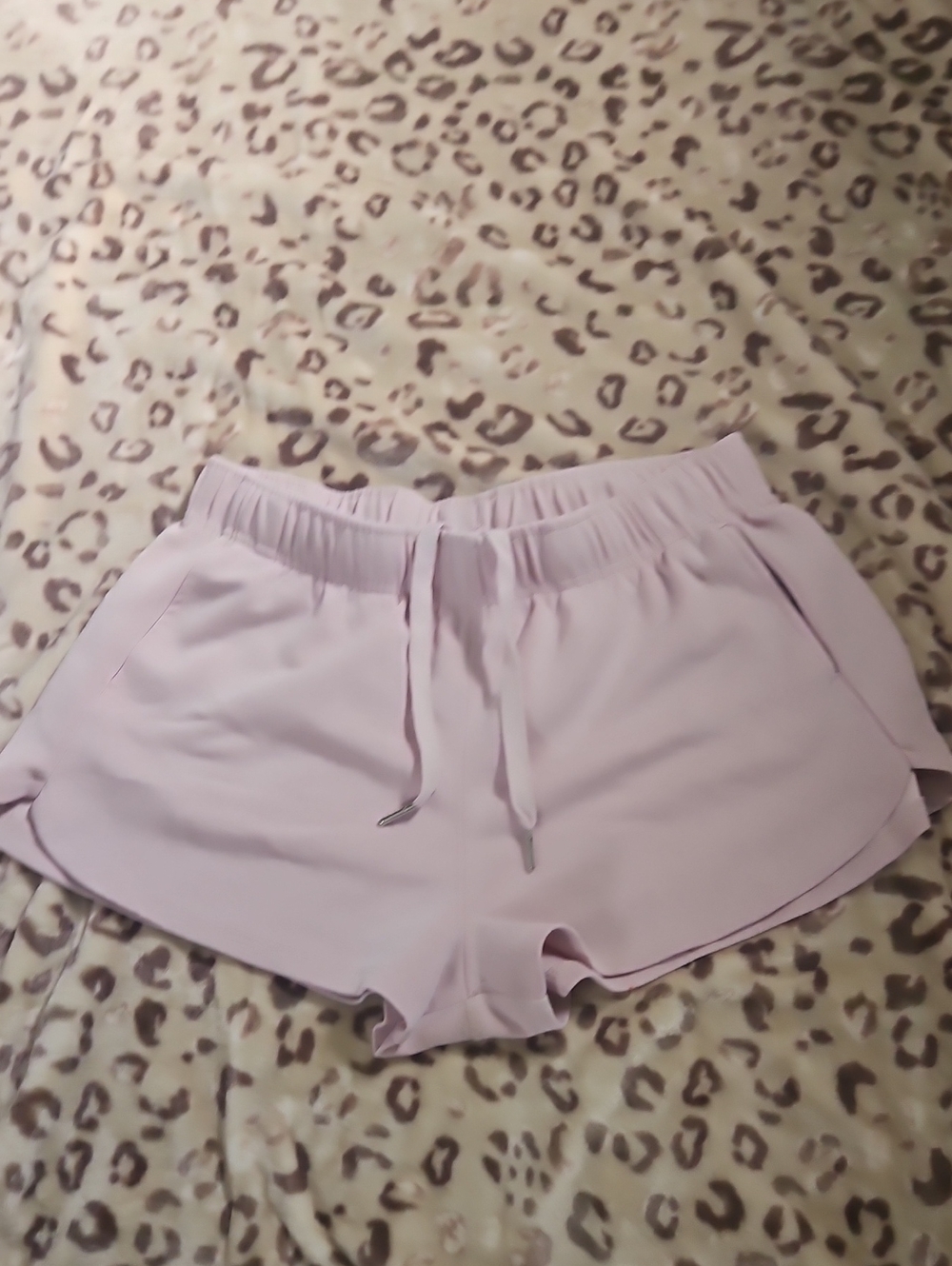 Always Pale Pink Athletic Drawstring Shorts